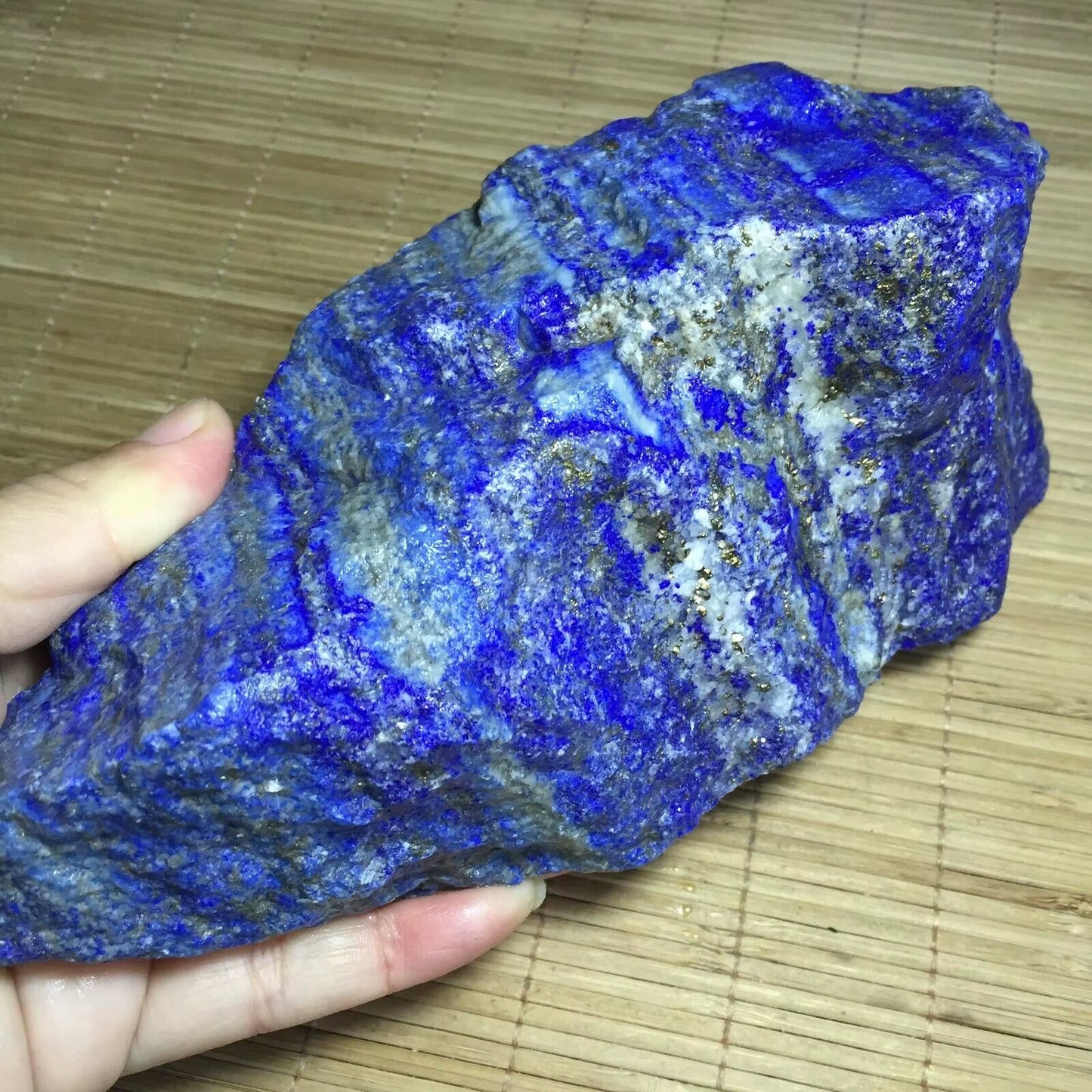 Natural Lapis Lazuli Rock Crystal Gemstone Healing Rough Mineral Specimen