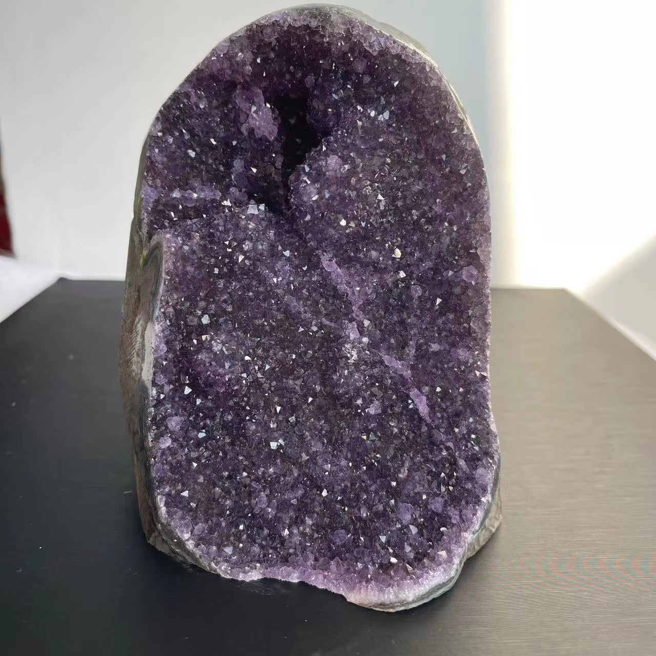 1PC Natural Amethyst Crystal Cluster Quartz Raw Crystals Healing Stone Ore Mineral Home Decor Purple Cornucopia Feng Shui Stone