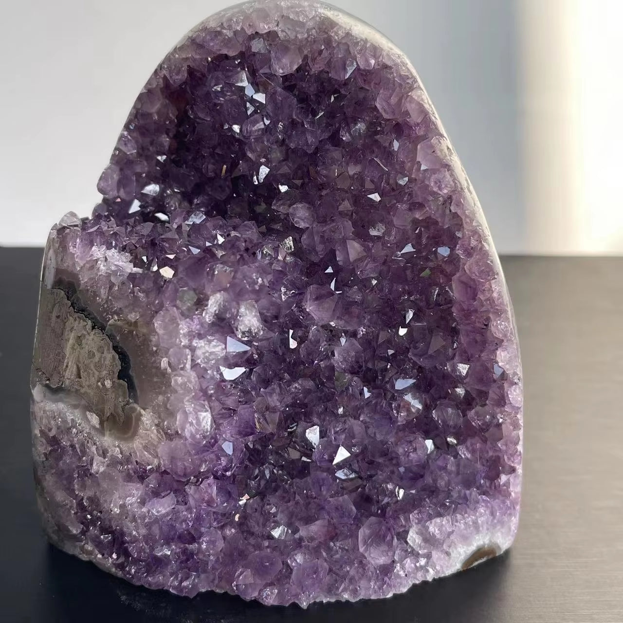 1PC Natural Amethyst Crystal Cluster Quartz Raw Crystals Healing Stone Ore Mineral Home Decor Purple Cornucopia Feng Shui Stone