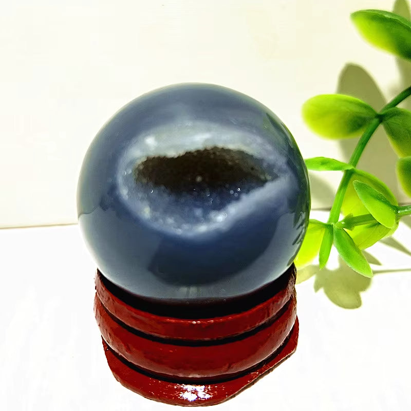 Natural Stones Agate Crystal Ball Druzy Geode Sphere Home Room Decoration Feng Shui Ornaments Witchcraft Reiki Chakra Healing