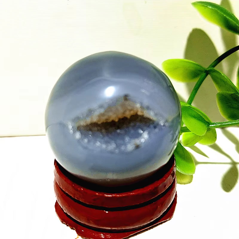 Natural Stones Agate Crystal Ball Druzy Geode Sphere Home Room Decoration Feng Shui Ornaments Witchcraft Reiki Chakra Healing