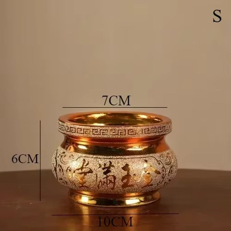 Ceramic Incense Burner Household Ancestral Hall Incense Burner Buddha Utensils Craft Decoration Zen Feng Shui