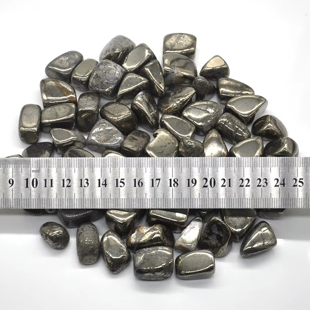 Natural Iron Pyrite Crystal Tumbled Bulk Healing Mineral Specime Gemstones Gem Raw Aquarium Decoration