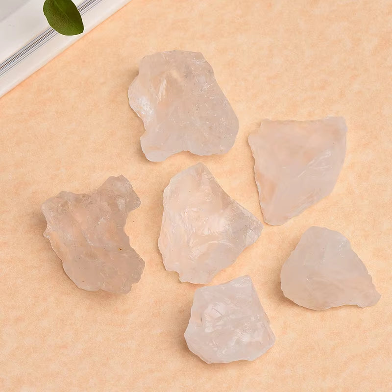 Natural Coarse Quartz Crystal Mineral Samples, Crystal , Irregular Shape, Rough Rock, Reiki Healing Stone Home Decoration