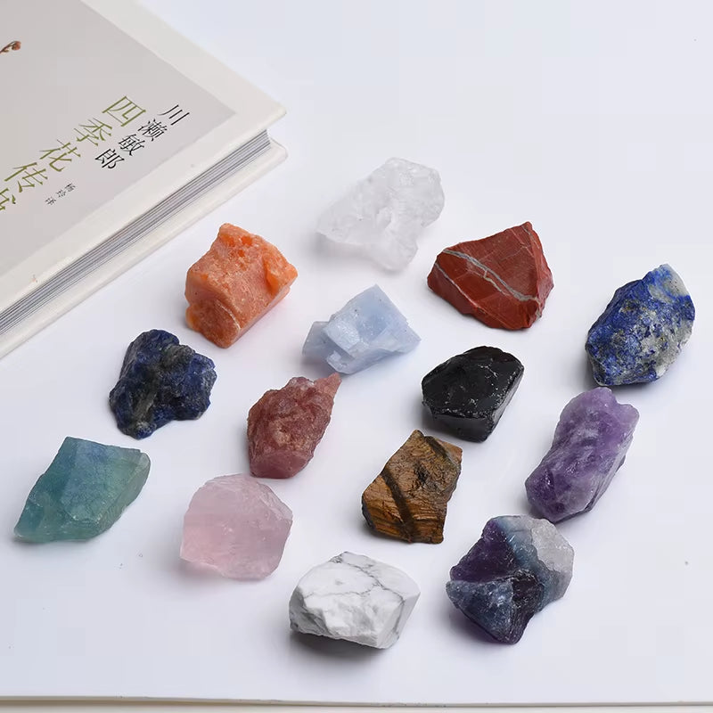 Natural Coarse Quartz Crystal Mineral Samples, Crystal , Irregular Shape, Rough Rock, Reiki Healing Stone Home Decoration